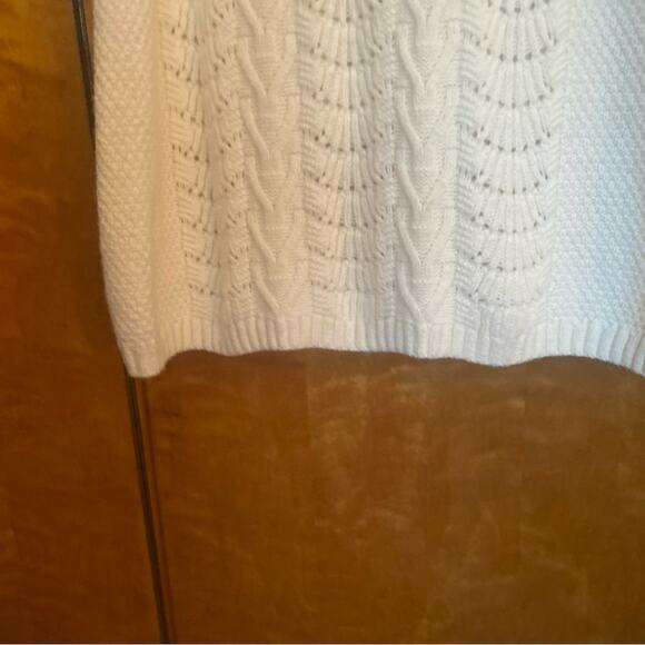 NWT Fossil Brand - Ivory Sweater Dress Cotton Angora w/ Lining - Size XS - Picture 6 of 14